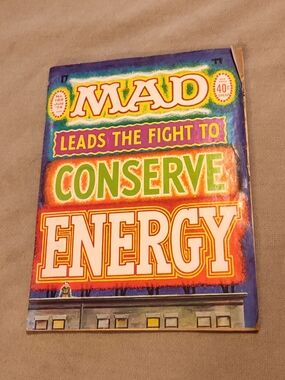 MAD Magazine 'Conserve Energy' Vintage Comic Cover